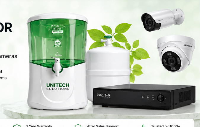 RO purifier and CCTV security products